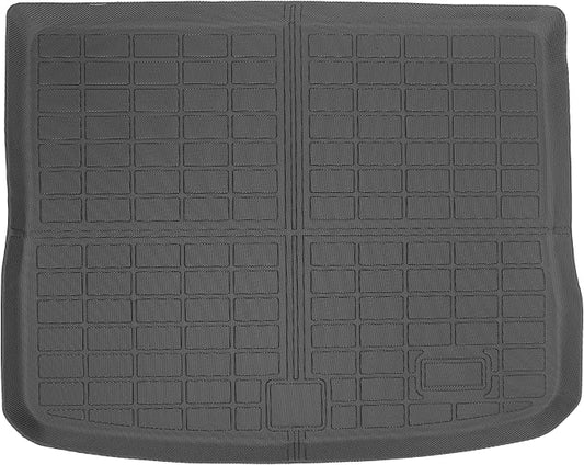 Yakitoko 3D TPE Car Trunk Cargo Liner Mat for Volkswagen Tiguan 2009-2017 and 2017-2018 Tiguan Limited Custom Fit All-Weather Waterproof Floor Protection, Heavy Duty & Odorless