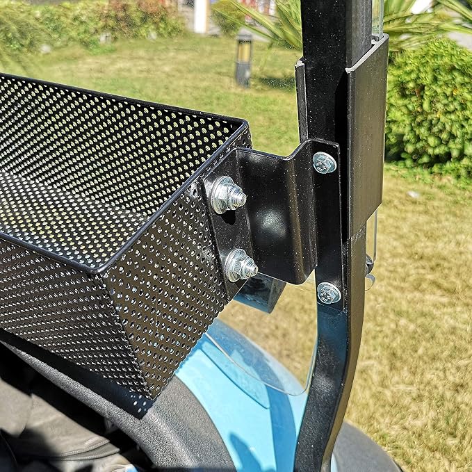 10L0L Golf Cart Front Inner Storage Basket for Club Car Precedent and Club Car DS 2000-UP Models, Large Compartments Dashboard Front Storage Tray Organizer
