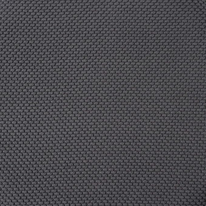 Sweet Home Collection Cushion Memory Foam Chair Pads Honeycomb Nonslip Back Seat Cover 16" x 16" 6 Pack Charcoal Gray