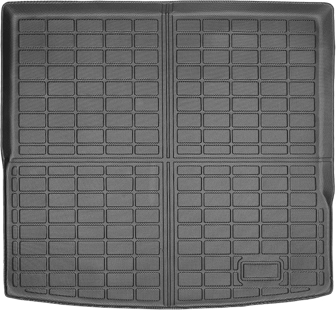 Yakitoko 3D TPE Car Trunk Cargo Liner Mat for Volkswagen Tiguan 2025-2026 Custom Fit All-Weather Waterproof Floor Protection, Heavy Duty & Odorless
