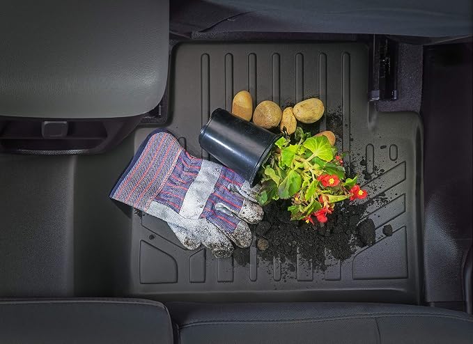 SMARTLINER All Weather Custom Fit Cargo Trunk Liner Floor Mat Behind 3rd Row Compatible with 2018-2025 Honda Odyssey