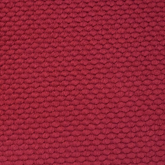 Sweet Home Collection Cushion Memory Foam Chair Pads Honeycomb Nonslip Back Seat Cover 16" x 16" 2 Pack Red