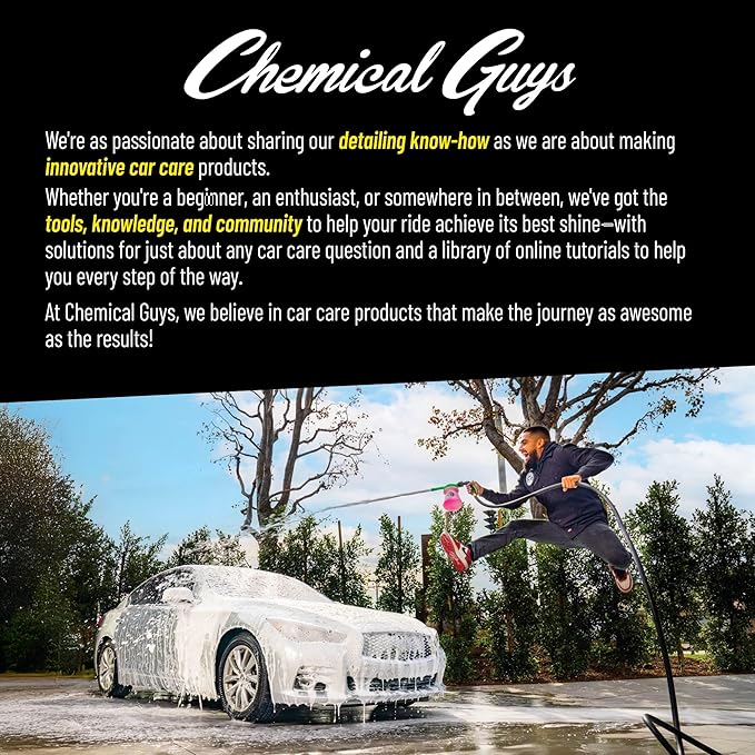 Chemical Guys Gerbil Wheel and Rim Brush, Safe for Exhaust, Tires, Rims, Engine Bays, & More, 2 Pack