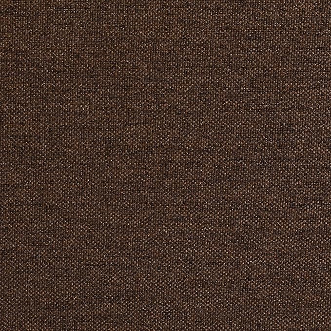 AAAAAcessories D-Shaped Chair Cushions, 2" Thick Dining Chair Pads with Ties and Removable, Machine-Washable Cover, 17" x 16", Set of 8, Brown