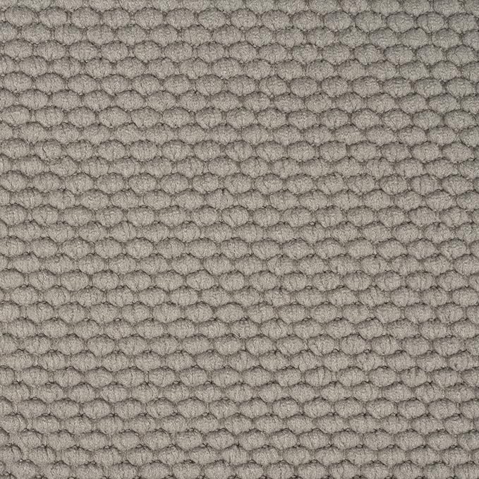 Sweet Home Collection Cushion Memory Foam Chair Pads Honeycomb Nonslip Back Seat Cover 16" x 16" 6 Pack Silver