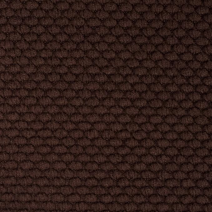 Sweet Home Collection Cushion Memory Foam Chair Pads Honeycomb Nonslip Back Seat Cover 16" x 16" Brown, Pack of 6