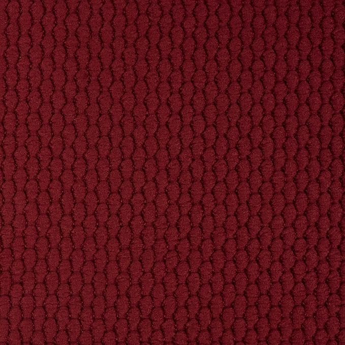 Sweet Home Collection Cushion Memory Foam Chair Pads Honeycomb Nonslip Back Seat Cover 16" x 16" 6 Pack Wine Burgundy