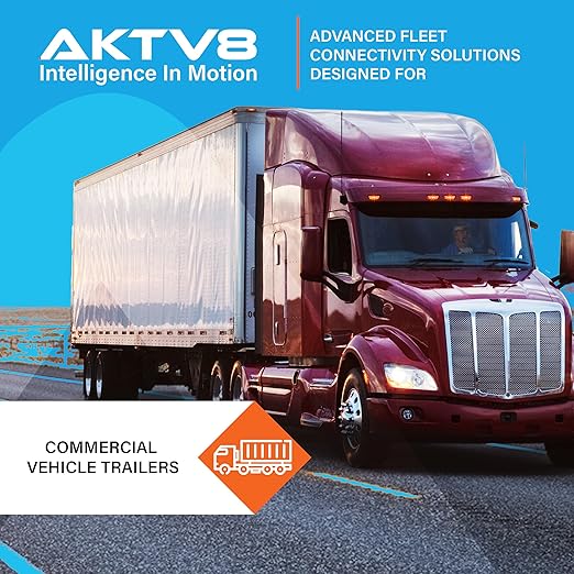 AKTV8 Pressuretech™ Commercial Vehicle Kit – Bluetooth Signal Booster for RVs & Heavy-Duty Trucks and Trailers – Outdoor Signal Enhancer – Use Only with Pressuretech™ TPMS & Onboard Scales