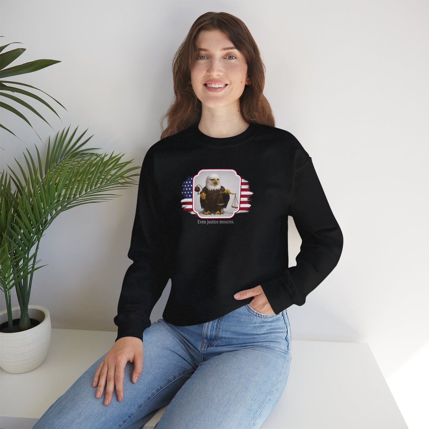 Even Justice Mourns Political Parody Sweatshirt