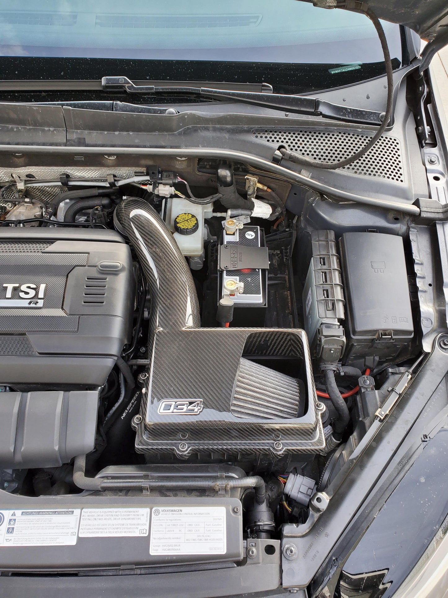 2015+ Volkswagen Golf GTI/R Battery Mount