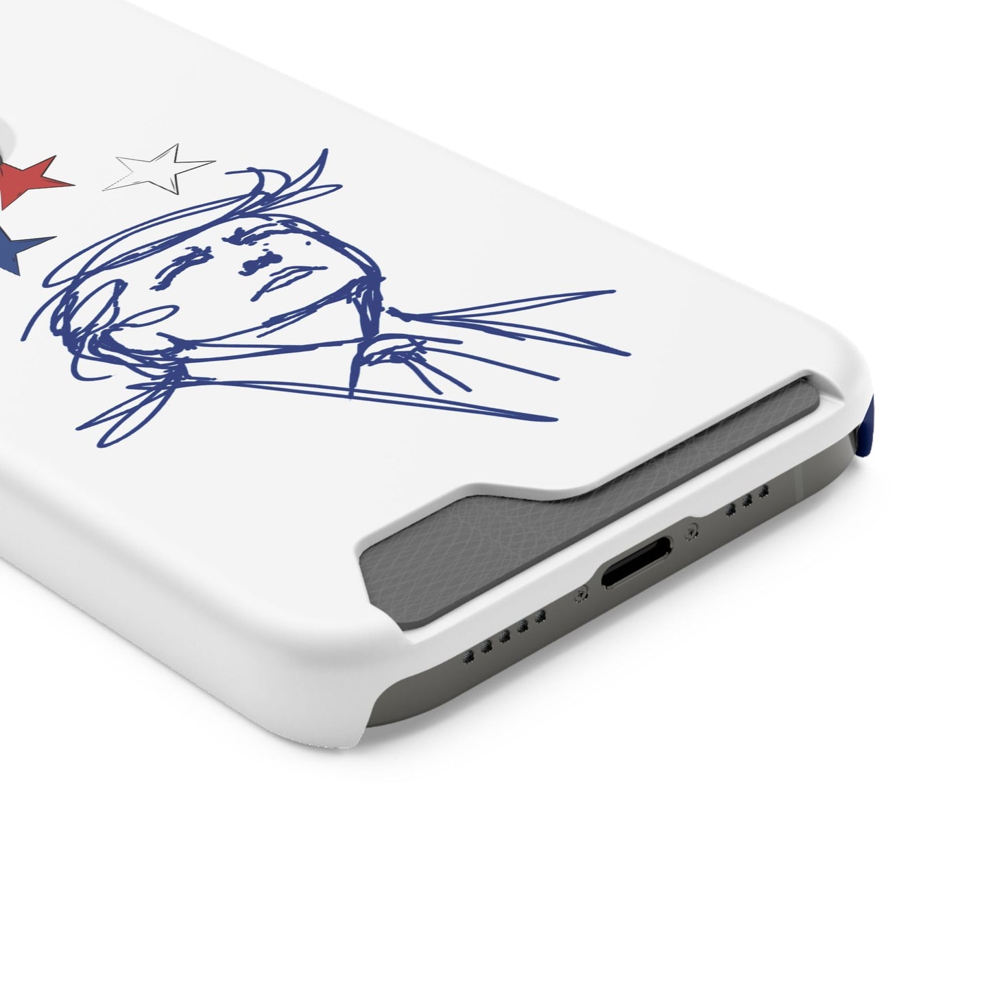 Minimal Line Portrait MagSafe iPhone Case — Say Less Edition