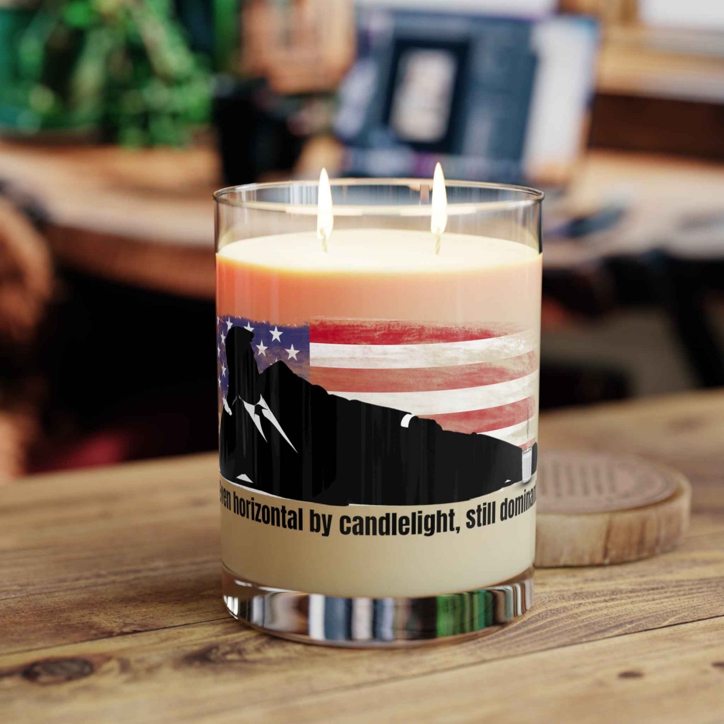 Even Horizontal by Candlelight – Political Parody Candle