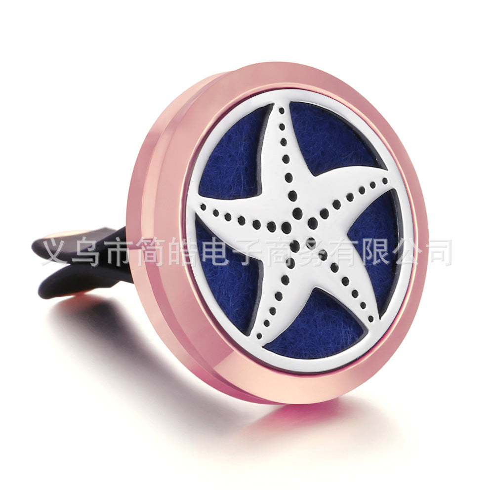 Rose Gold Car Air Freshener Clip with Decorative Box