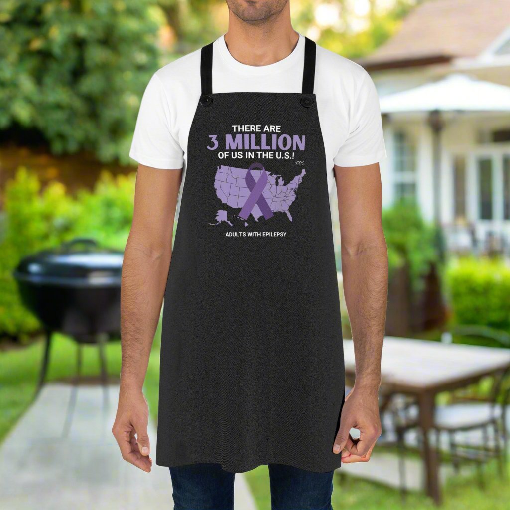3 Million Strong Griller Apron – Epilepsy Awareness BBQ Apron