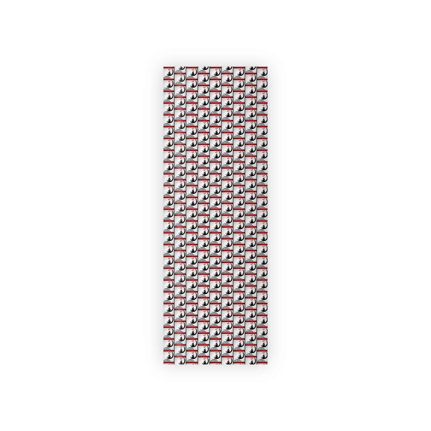 Happy Anniversary Kitties Wrapping Paper Roll - 1pc