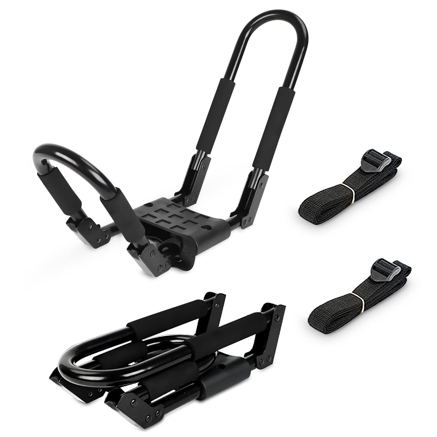 Kayak Roof Rack Foldable Kayak Roof Carrier Rack for Car SUV Pickup Trucks Kayaks Canoes Paddle Board Car Rack