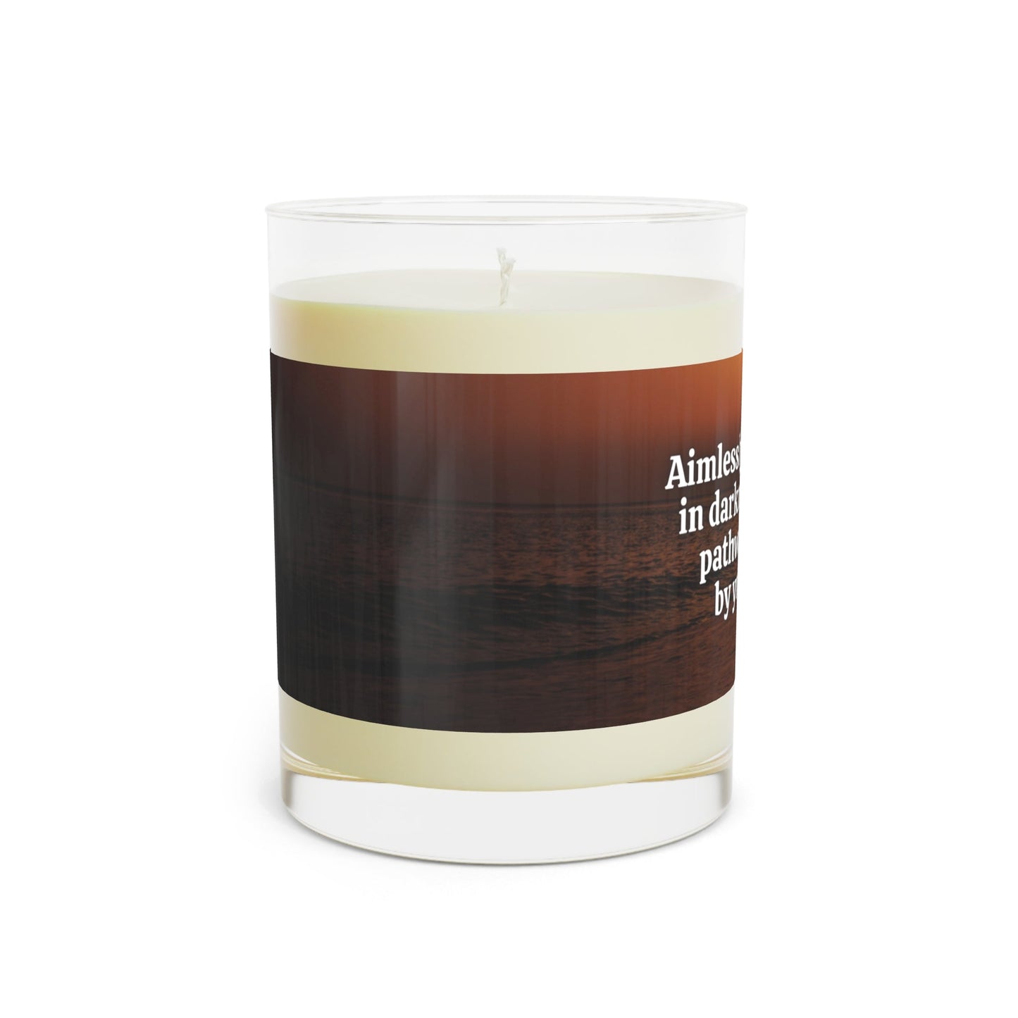 “Aimlessly I Stumbled” Candle | Romantic Quote Soy Candle
