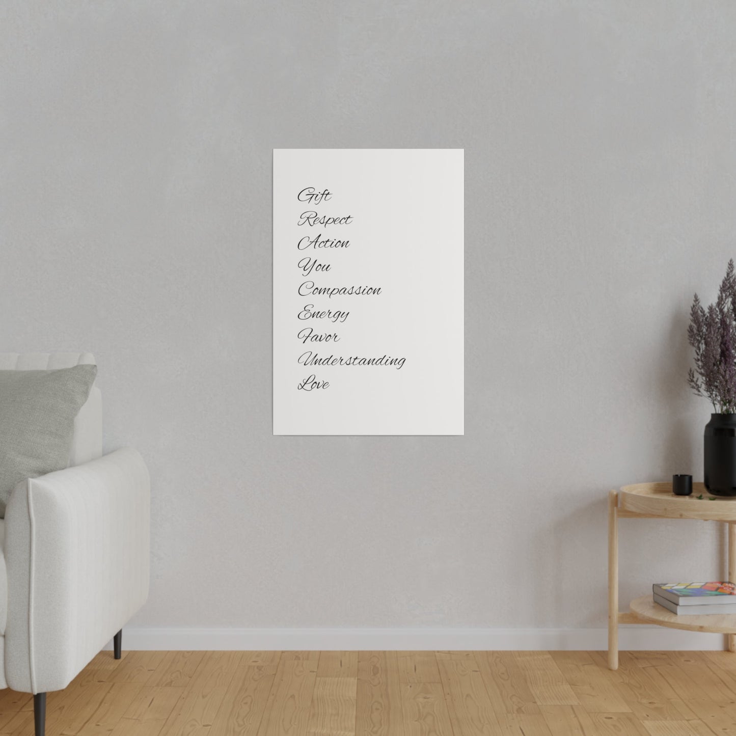 Matte Canvas, Stretched, 0.75"