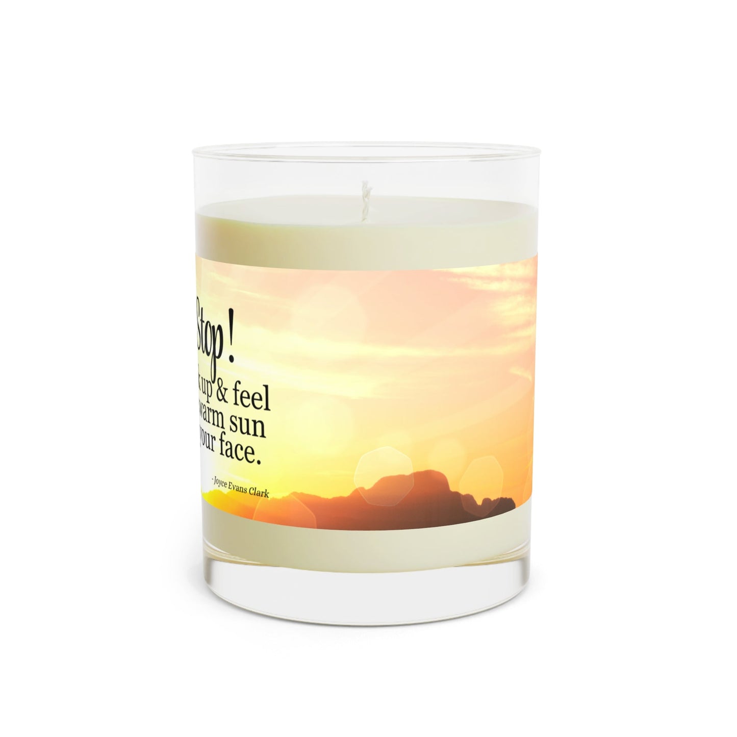 Stop. Look Up Candle | Inspirational Soy Candle