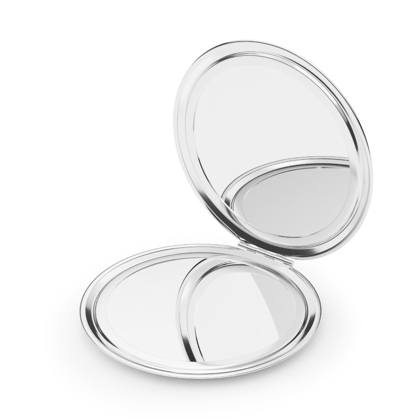 Tremendous Modesty Silver Compact Mirror – Political Parody