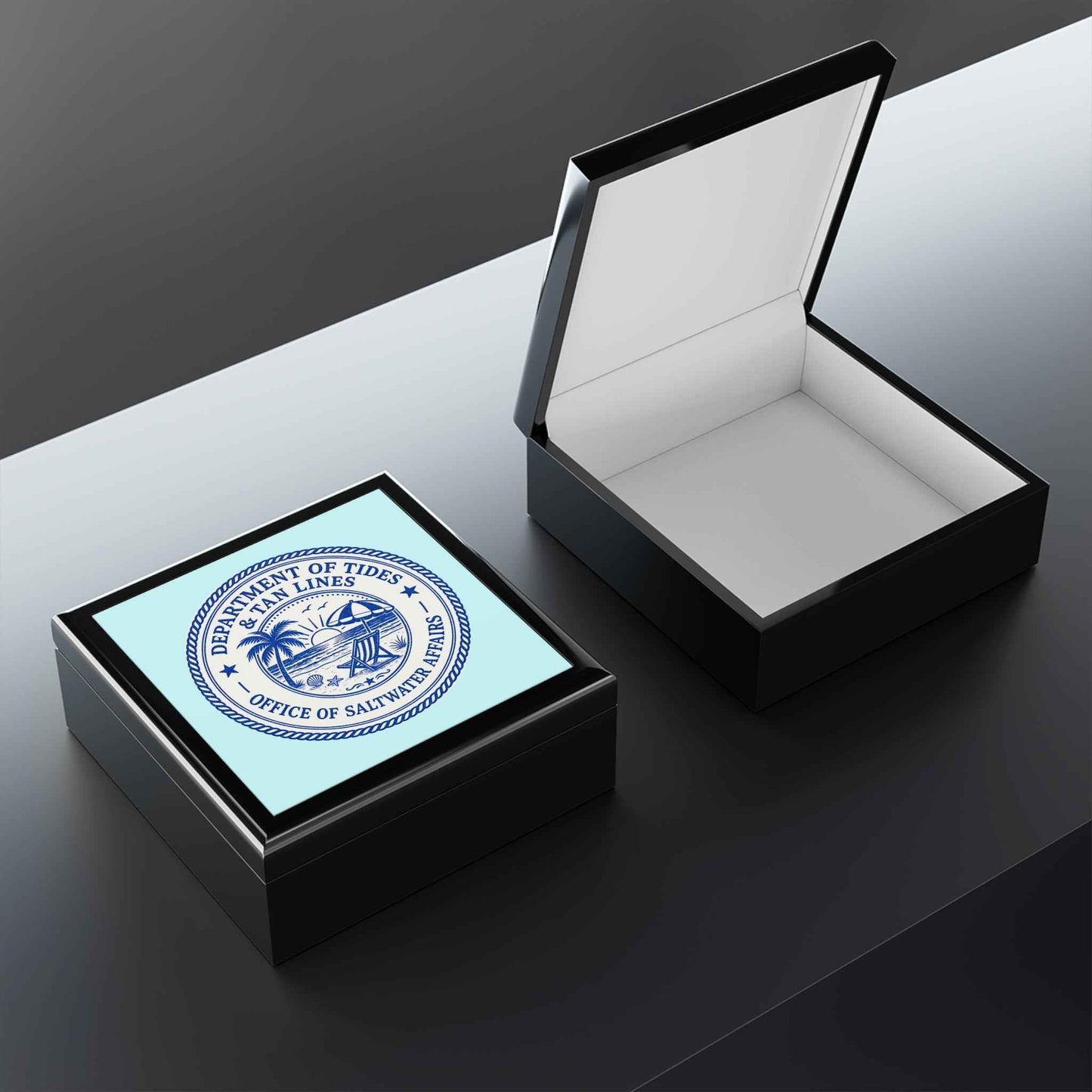 Department of Tides Jewelry Box – Officially Approved Treasure Storage