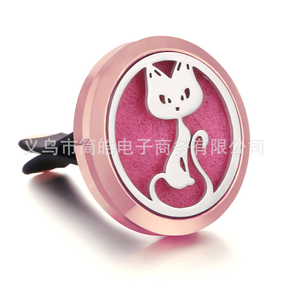 Rose Gold Car Air Freshener Clip with Decorative Box