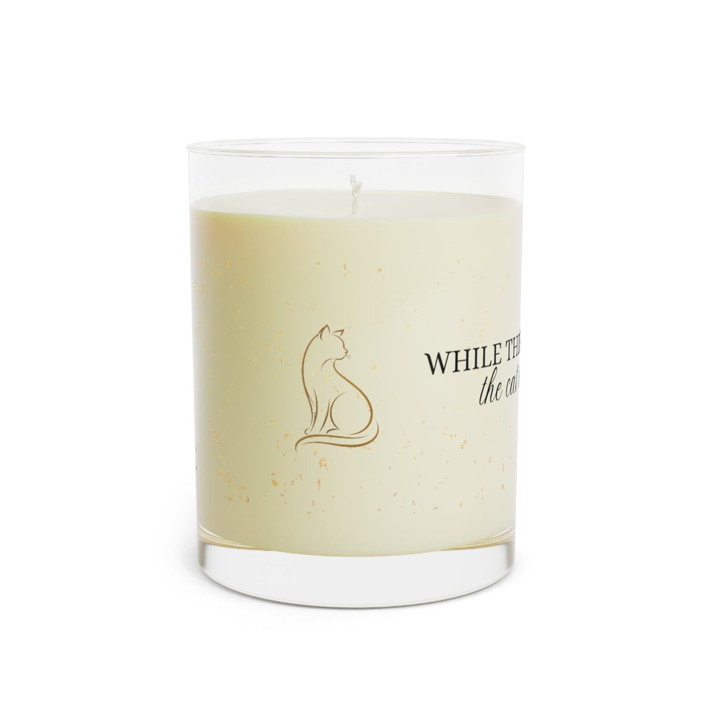While This Is Burning… The Cat Is Watching – Cat Lover Candle