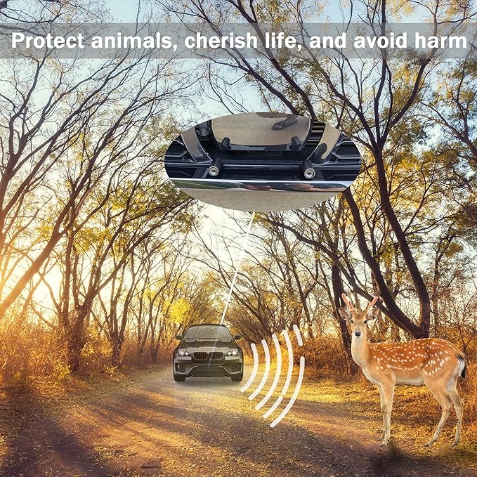 SINGARO 8 Pack Deer Whistle Warning for Horn Unit, Suitable for Cars, Trucks, Motorcycles