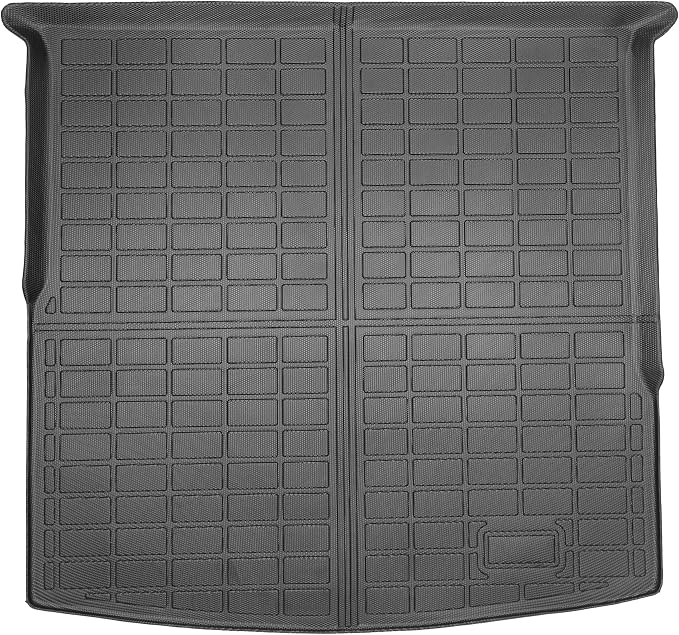 Yakitoko 3D TPE Car Trunk Cargo Liner Mat for Volkswagen Tiguan 2018-2024 Custom Fit All-Weather Waterproof Floor Protection, Heavy Duty & Odorless