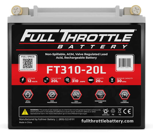 Full Throttle FT310-20L AGM Battery