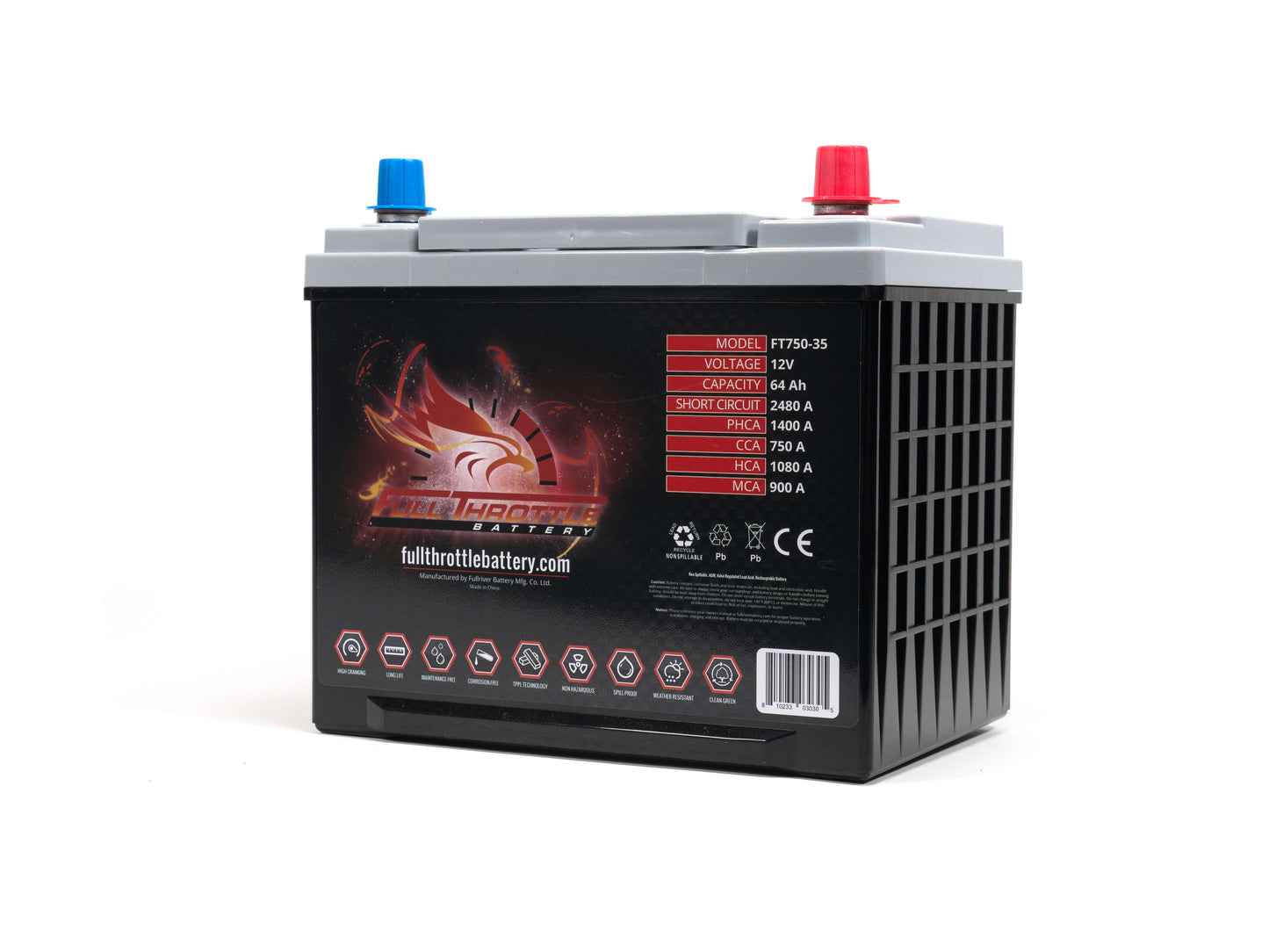 Full Throttle FT750-35 AGM Battery