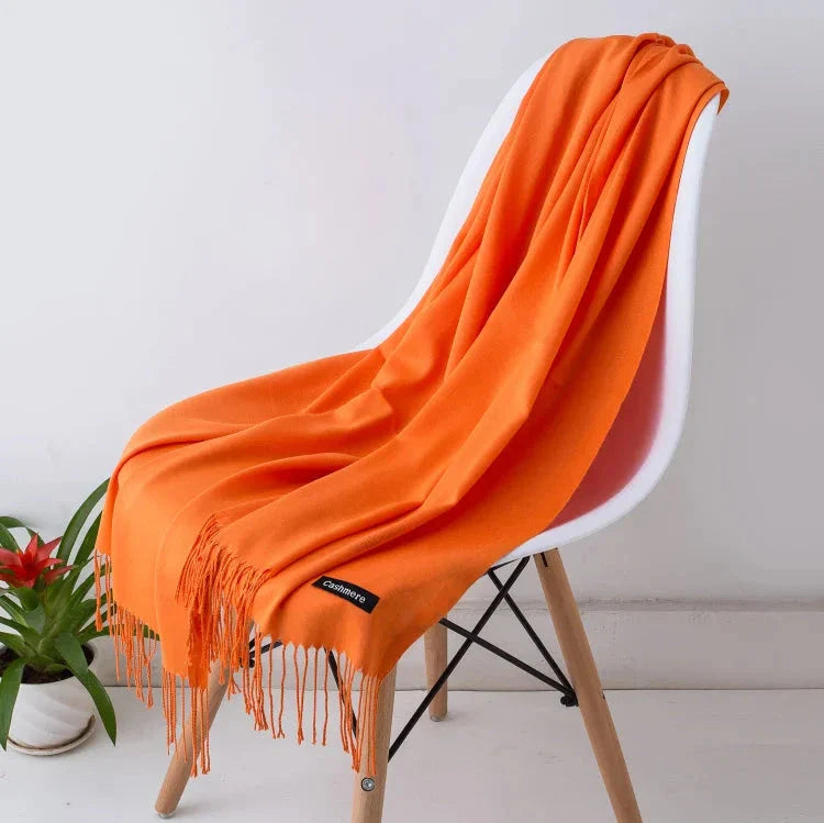 2022 Tassel Women’s Scarf – Designer Shawl, Wrap & Hijab Pashmina