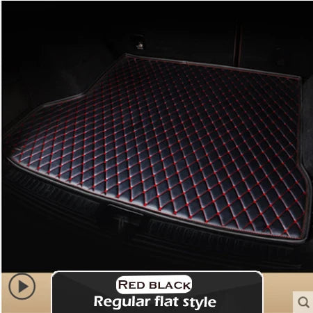 Leather Car Trunk Mat For Tesla Model 3 2019 Cargo Liner Accessories Interior Boot