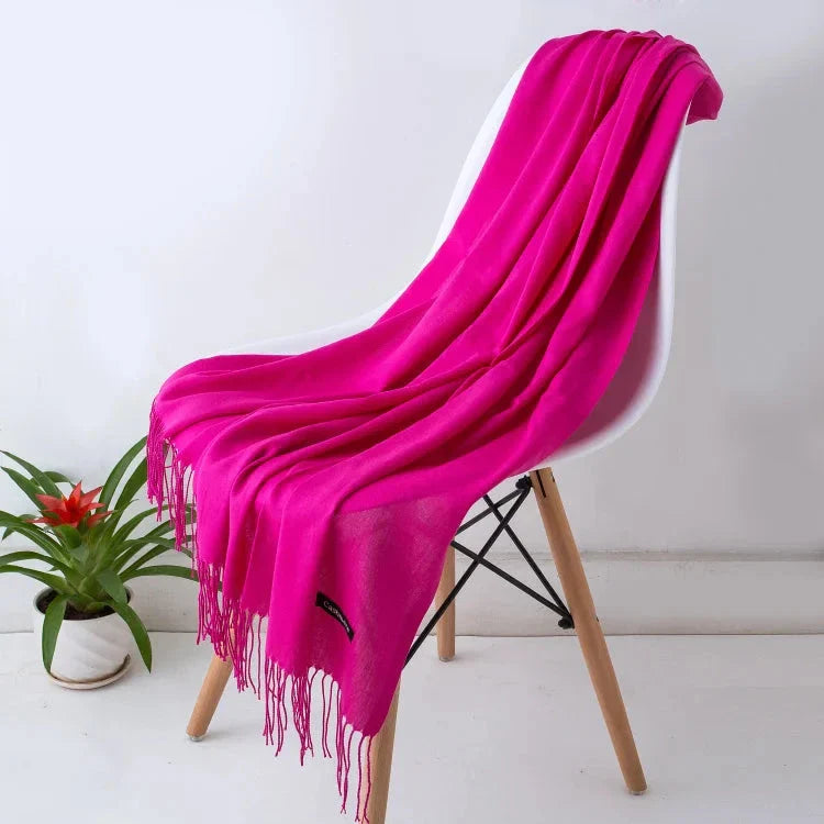2022 Tassel Women’s Scarf – Designer Shawl, Wrap & Hijab Pashmina