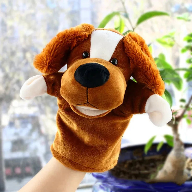 Stuffed Plush Animal Finger Story Puppet Toys