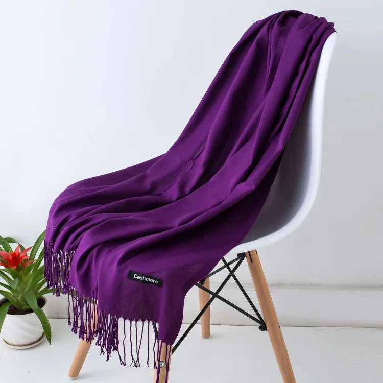 2022 Tassel Women’s Scarf – Designer Shawl, Wrap & Hijab Pashmina