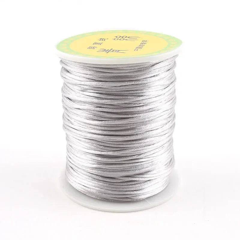 Satin Silk Nylon Cord for Baby Teether DIY Accessories