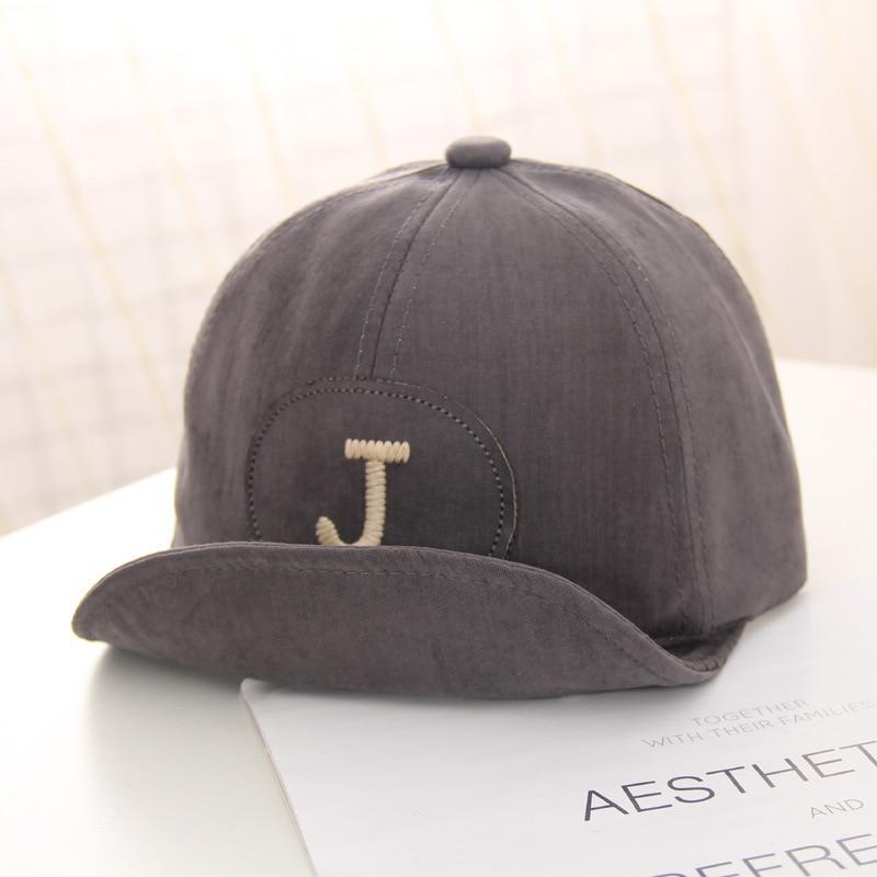 Cotton Baby Adjustable Letter Baseball Caps For Boys & Girl Hats Children Snapback Hip-Hop Sun Hat In Modern Style
