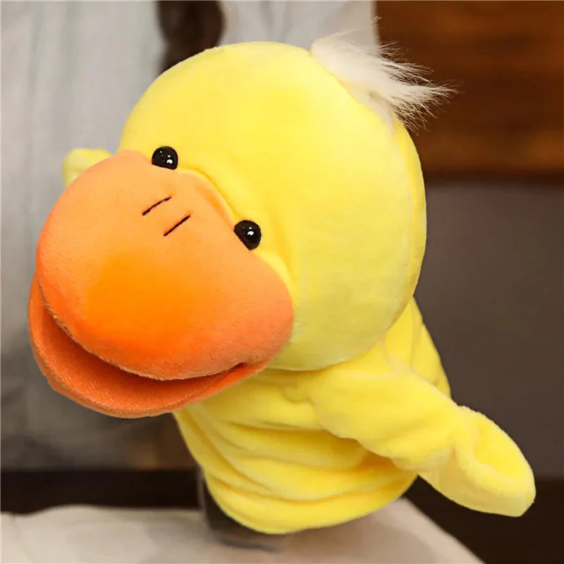 Stuffed Plush Animal Finger Story Puppet Toys