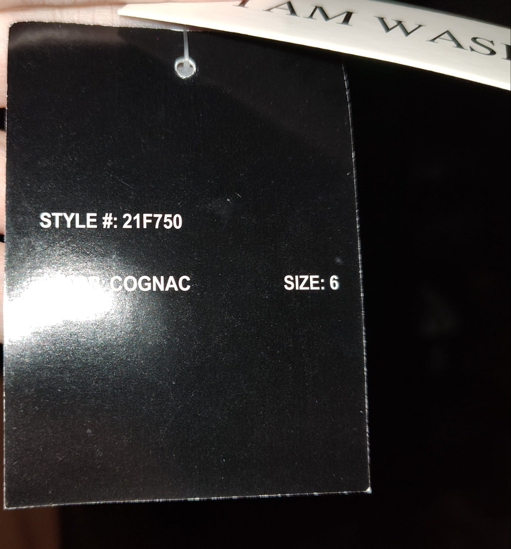 Addison Brown Faux Leather Dress - size 6