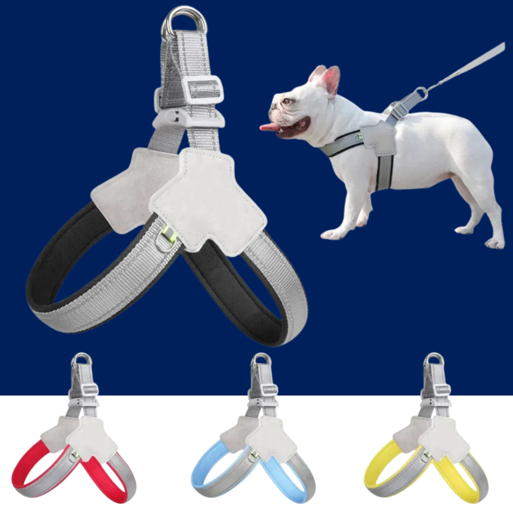 Reflective No-Pull Dog Harness – Adjustable Vest for Small & Medium Dogs