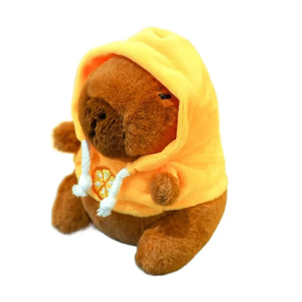 Cute Capybara Plush Toy Hoodie – Small Winged Stuffed Doll for Kids