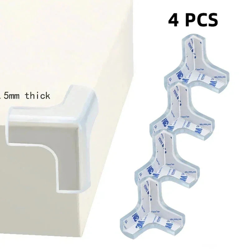 Transparent Baby Safety Strip with Double-Sided Tape for Furniture