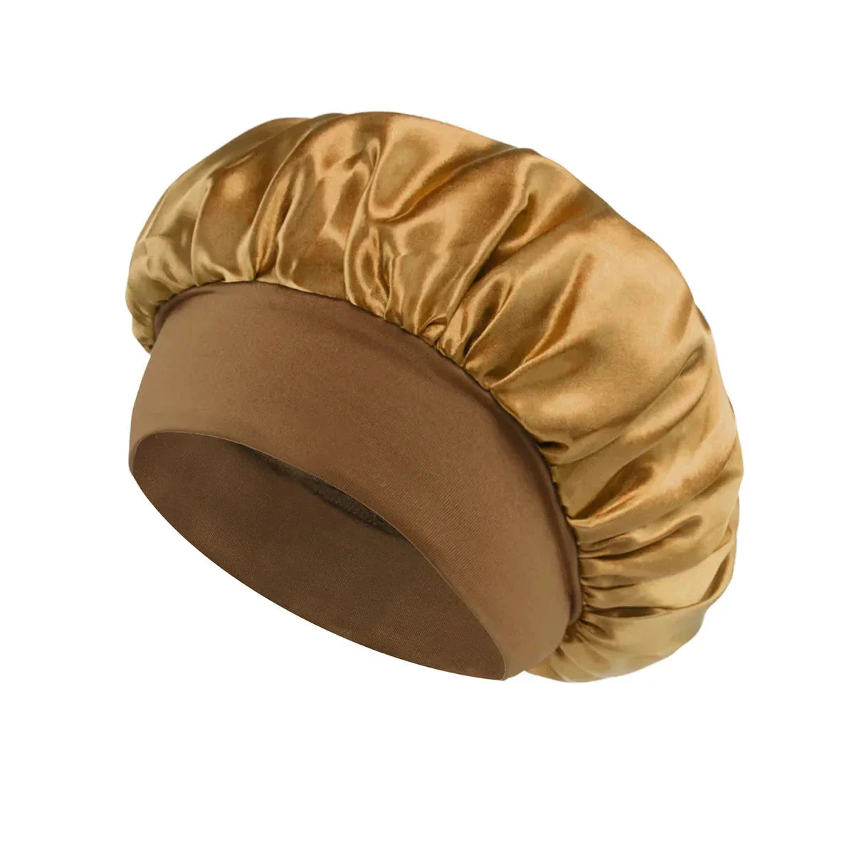 Women’s Satin Bonnet – Wide-Brim Night Sleeping & Hair Care Cap