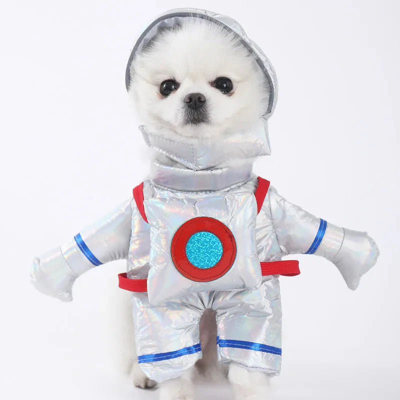 Halloween Dagger Pet Costume - Funny Knife-Holding Dog & Cat Standing Dress for Festival Dress-Up