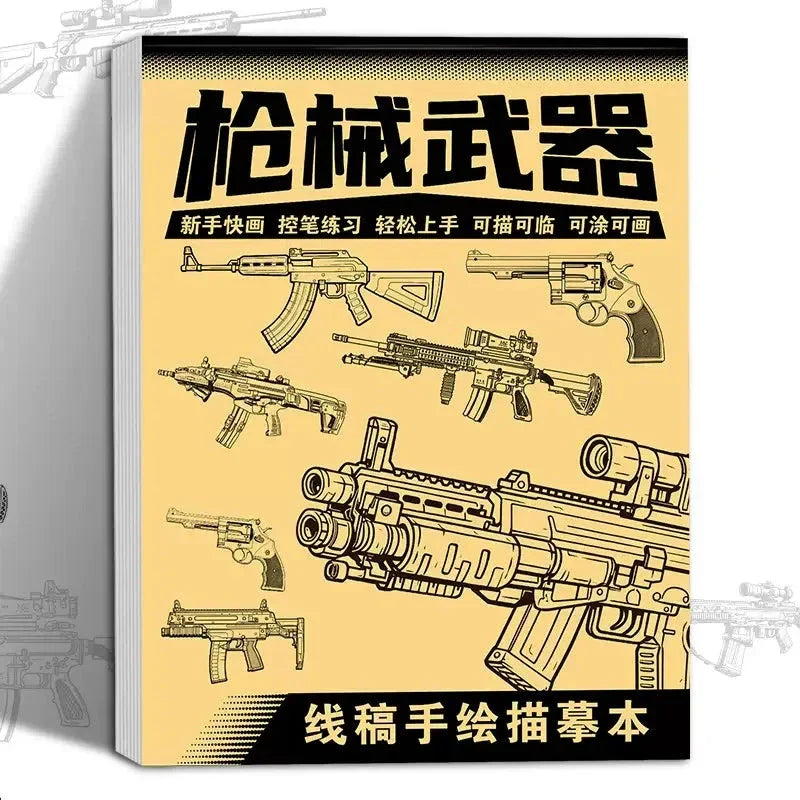 Anime Character Line Art Drawing Book - 48 Pages for Tracing & Painting Practice