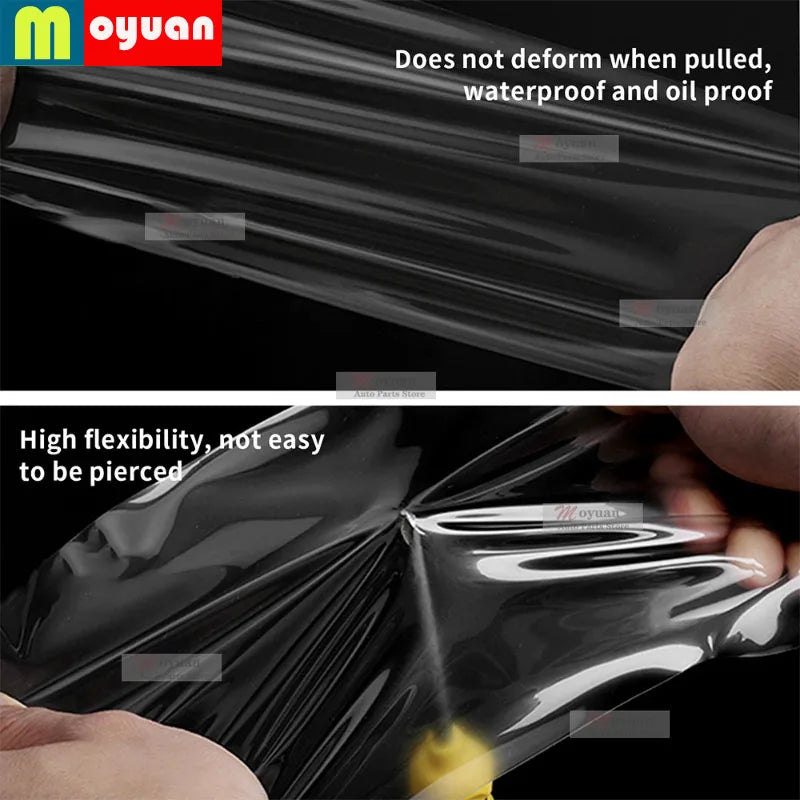 Car Headlight Protective Film Headlamp Restoration Transparent Black TPU Sticker For Skoda Octavia 2017 2018 2019 Accessories