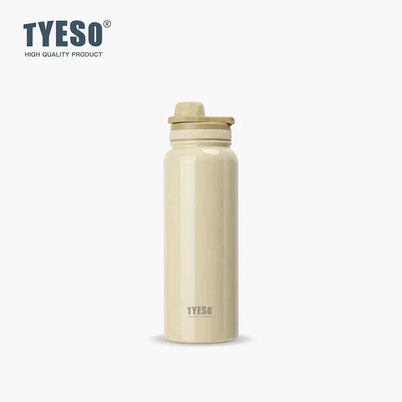 Stainless Steel Insulated Water Bottle (600-1200ml) | Hot & Cold Thermal Tumbler with Handle | Portable Vacuum Flask for Sports & Travel
