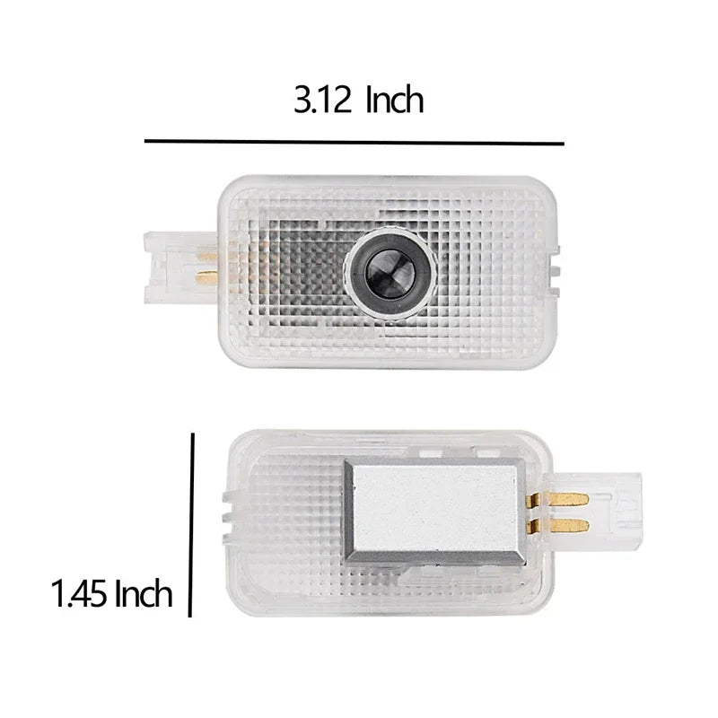 2pcs Car Door Welcome Light Auto LED Projector Decorative Lamp for Subaru XV Forester Outback Impreza Legacy Tribeca Accessoires