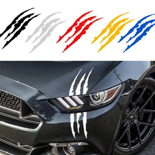 Reflective Monster Claw Scratch Car Sticker - Waterproof Vinyl Decal for Auto Exterior